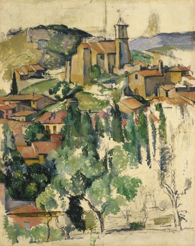 The Village of Gardanne by Paul Cézanne